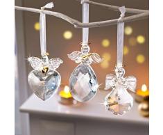Hängedeko Sonnenfänger Weihnachten "Engel" 3er-Set Eldo
