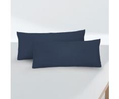 biberna Feinjersey-Kopfkissenbezug Doppelpack marine, 2x 40x60 cm