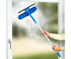 Teleskop-Fensterwischer blau
