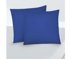 biberna Feinjersey-Kopfkissenbezug Doppelpack saphir, 2x 80x80 cm