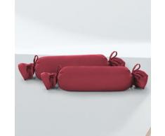 biberna Feinjersey-Nackenrollenbezug Doppelpack rost, 2x 15x40 cm