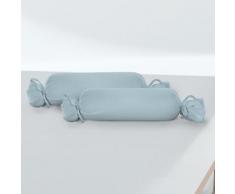 biberna Feinjersey-Nackenrollenbezug Doppelpack taubenblau, 2x 15x40 cm