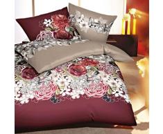Bettwäsche "Dolce Vita" burgund, 2-tlg.