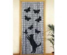Maximex Bambusvorhang Katze und Schmetterling, 90 x 200 cm
