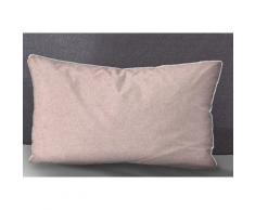 biberna Melange-Flanell Kopfkissenbezug MELANGE UNI rose, 40x60 cm
