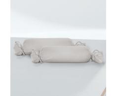 biberna Feinjersey-Nackenrollenbezug Doppelpack sturmgrau, 2x 15x40 cm