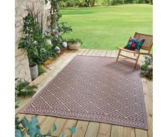 Outdoor-Teppich 120 x 180 cm mokka Gainsborough