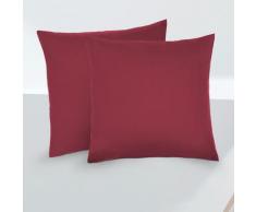 biberna Feinjersey-Kopfkissenbezug Doppelpack rost, 2x 80x80 cm