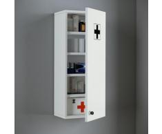 VCM Medizinschrank "Medasa L" Weiß