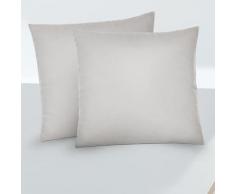 biberna Feinjersey-Kopfkissenbezug Doppelpack sturmgrau, 2x 80x80 cm