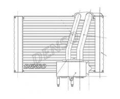 DENSO Verdampfer FIAT,PEUGEOT,CITROËN DEV07005 1497448080,6450XJ Klimaverdampfer,Verdampfer, Klimaanlage