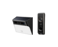 eufy Türklingel mit Kamera S330 Zusatzklingel (Add‑on Chime) und Solar‑Wandleuchte mit Kamera S120