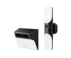eufy Kabelgebundene Wandleuchte mit Kamera S100 und Solar‑Wandleuchte mit Kamera S120