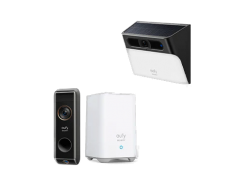 eufy Türklingel mit Kamera S330 und Solar‑Wandleuchte mit Kamera S120
