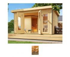 Saunahaus KONIFERA "Maiko 3 SET B", beige (natur), ohne Ofen, (ohne Ofen), Saunen, naturbelassen, ohne Ofen