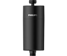 Wasserfilter PHILIPS "Inline-Duschfilterzylinder", schwarz, B:6,8cm H:6,8cm T:17,5cm Ø:6,8cm, Kunststoff, Filterkartuschen, Wasserfilter, Filterkapazität: 50.000 l