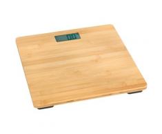 Personenwaage WENKO "Bambusa", beige (natur), B:30cm H:2,7cm T:30cm, Personenwaagen, digitale Körperwaage bis 180 kg