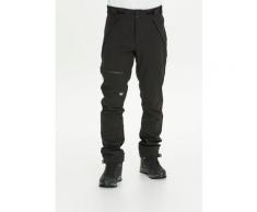 Softshellhose WHISTLER "Finnegan", Herren, Gr. XL, US-Größen, schwarz (schwarz, schwarz), 96% Polyester, 4% Elasthan, unifarben, casual, lang, Hosen, mit 8.000 mm Wassersäule