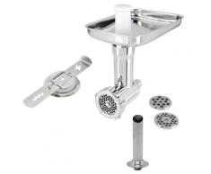 GROSSAG Fleischwolfaufsatz "KFW 500 Set 1354", silber (edelstahlfarben), B:16cm H:24cm T:24cm, Küchenmaschinen-Aufsätze, mit Wurstfüll-Vorsatz und Spritzgebäck-Vorsatz