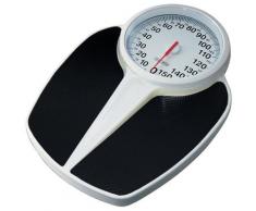 Personenwaage BISCHOF "Peso", schwarz (schwarz, weiß), B:32cm H:6,5cm T:43cm, Personenwaagen