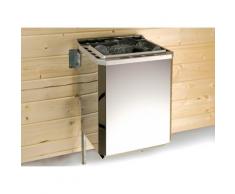 Bio-Saunaofen WEKA, silber (silberfarben), Saunaöfen, inkl. Saunasteine