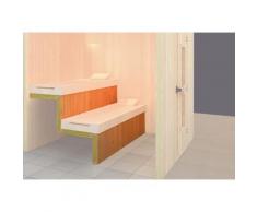 Sauna-Rückenlehne WEKA "Energie-Sparpaket für Saunagrößen B 200 cm x T 180 - 200 cm", beige (natur), B:56cm H:38cm L:179cm, Massivholz, Rückenlehnen, isolierte Sauna-Unterkonstruktion, reduziert das zu erwärmende Volumen