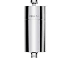 Wasserfilter PHILIPS "Inline-Duschfilterzylinder", silber (chrom), B:6,8cm H:6,8cm T:17,5cm Ø:6,8cm, Kunststoff, Filterkartuschen, Wasserfilter, Filterkapazität: 50.000 l