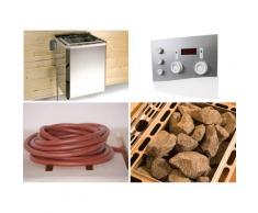 Bio-Saunaofen WEKA "Technikpaket 2", silber (silberfarben), Saunaöfen