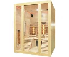 Infrarotkabine SANOTECHNIK "OSLO", beige (natur), integrierte Steuerung, (ohne Ofen), Saunen, für 2 Personen