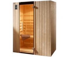 Infrarotkabine WEKA "Ranua 2", beige (naturbelassen), (ohne Ofen), Saunen, für bis zu 2 Personen