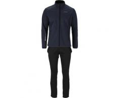 Sportanzug ENDURANCE "Naval", Herren, Gr. XL, blau, 100% Polyester, unifarben, casual, Sportanzüge, mit wasser -und winddichter Funktion