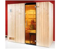 Infrarotkabine WEKA "Alaro", beige (natur), (ohne Ofen), Saunen, inkl. Saunaofen