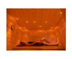 Saunaleuchte WEKA "Farbvisionen A", bunt (blau, gelb, grün, rot), Lampen