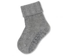Sterntaler - Kid's Fliesen Flitzer Wolle - Hüttenschuhe 31/32 | EU 31-32 grau
