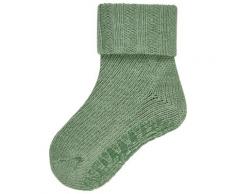 Sterntaler - Kid's Fliesen Flitzer Wolle - Hüttenschuhe 33/34 | EU 33-34 grün