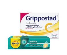 Erkältungsset Grippostad + Supradyn Immun 15 Brause 1 St Set