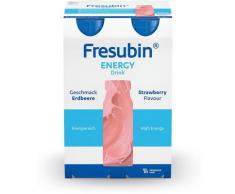 Fresubin Energy Drink Erdbeere Trinkflasche 4x200 ml Lösung