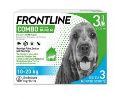 Frontline Combo Spot on Hund M Lsg.z.Auft.a.Haut 3 St Einzeldosispipetten