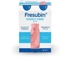 Fresubin Energy Fibre Drink Erdbeere Trinkflasche 4x200 ml Lösung