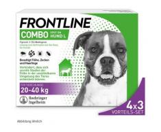 Frontline Combo Spot on gegen Flöhe und Zecken Hund L 20-40kg 4x3 St Lösung