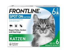 Frontline Spot on K Lösung f.Katzen 6 St Einzeldosispipetten