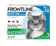 Frontline Spot on K Lösung f.Katzen 3 St Einzeldosispipetten