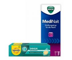 Erkältungsset Wick MediNait + Supradyn Immun 15 Brause 1 St Set