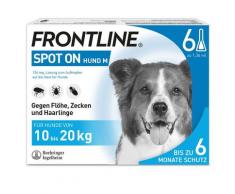 Frontline Spot on H 20 Lösung f.Hunde 6 St Einzeldosispipetten