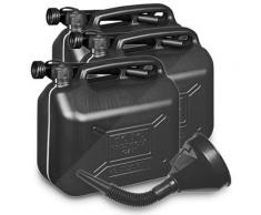 Proplus 3x Benzinkanister 10L Kunststoff UN-geprüft + Trichter [Hersteller-Nr. 40371987]