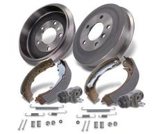Atec 2x Bremstrommel+Backen+Zylinder+Zubehör [Hersteller-Nr. 40579226] für BMW