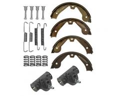 Bestprice 2x Bremstrommel+Backen+Zylinder+Zubehör [Hersteller-Nr. 10604286] für Citroën, Peugeot