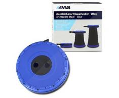 Enva Ausziehbarer Klapphocker Teleskophocker - Blau [Hersteller-Nr. 40790824]