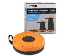 Enva Ausziehbarer Klapphocker Teleskophocker - Orange [Hersteller-Nr. 40790823]