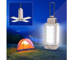 Enva Camping LED Lampe Laterne faltbar - 4400 mAh [Hersteller-Nr. 40975404]